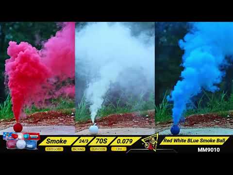 RED WHITE BLUE SMOKE BALLS