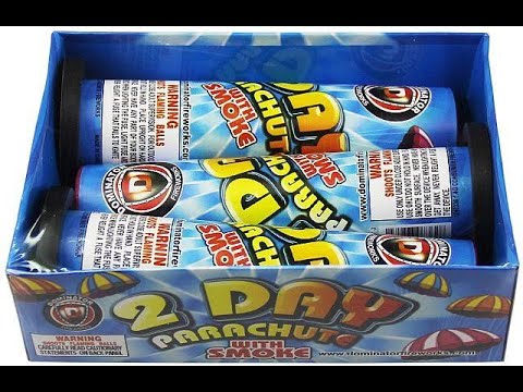 Double Parachutes W/ Smoke, Day